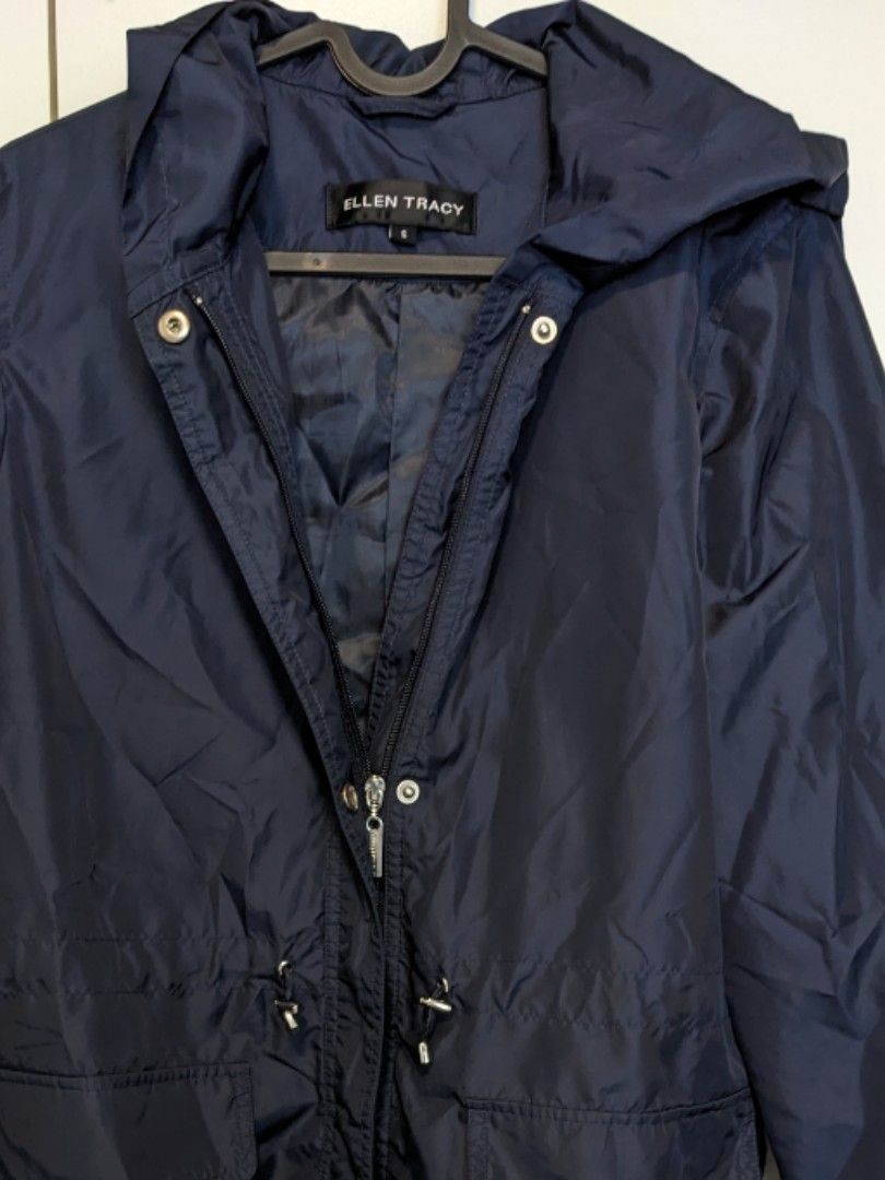Ellen Tracy NYC water repellent jacket with hood