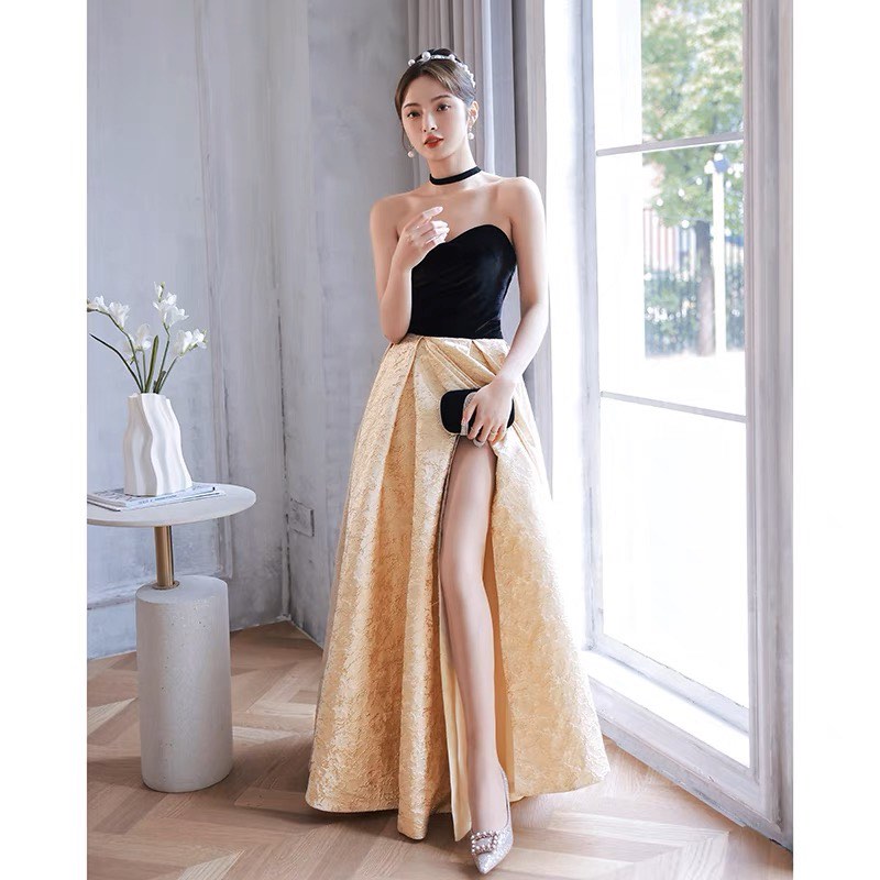 Full length hot sale evening skirt