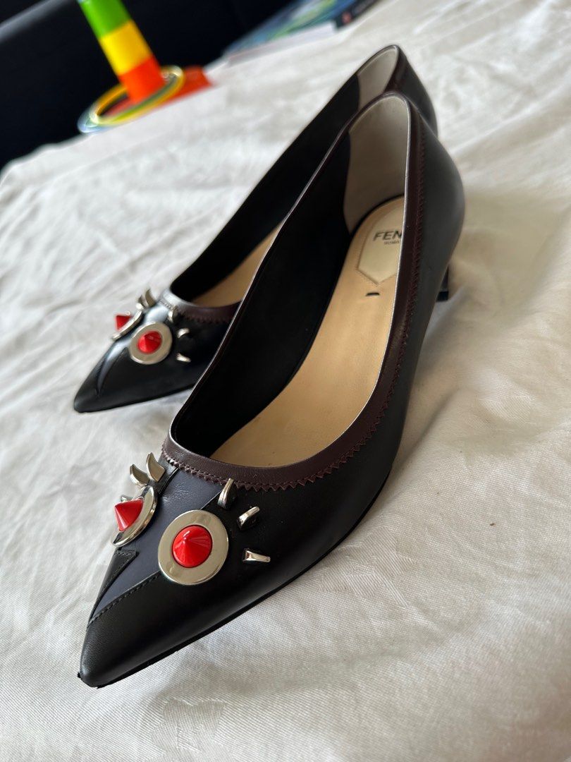 Fendi monster flats hot sale