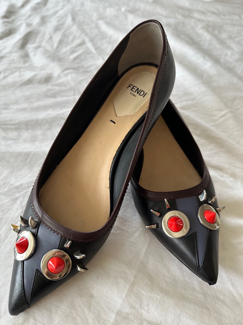 fendi monster heels