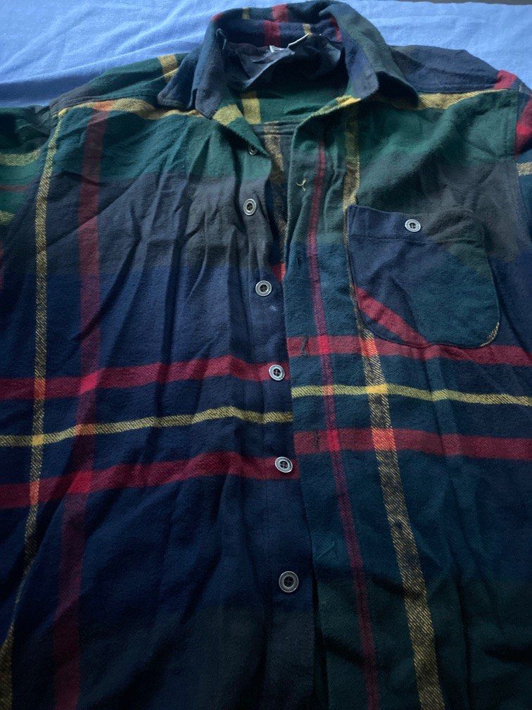Flannel Long Sleeves Polo (Category: Tshirts & Polo Shirts ) located in Paranaque City. Submitted by firestartstoburn (Listing ID 1236871944, Image 3). Description: Nego. No issues. Fits medium.