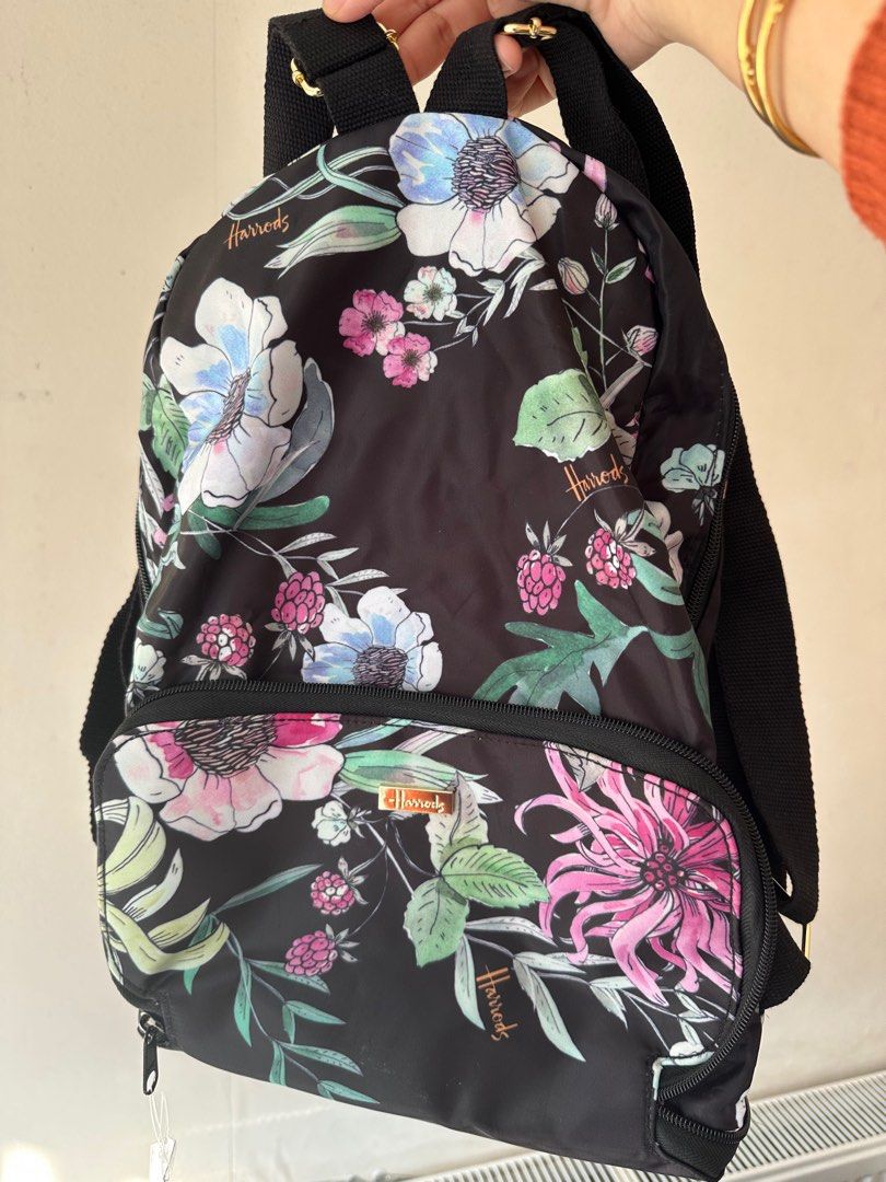 FROM UK HARRODS Alice Folding Backpack Women s Fashion Bags