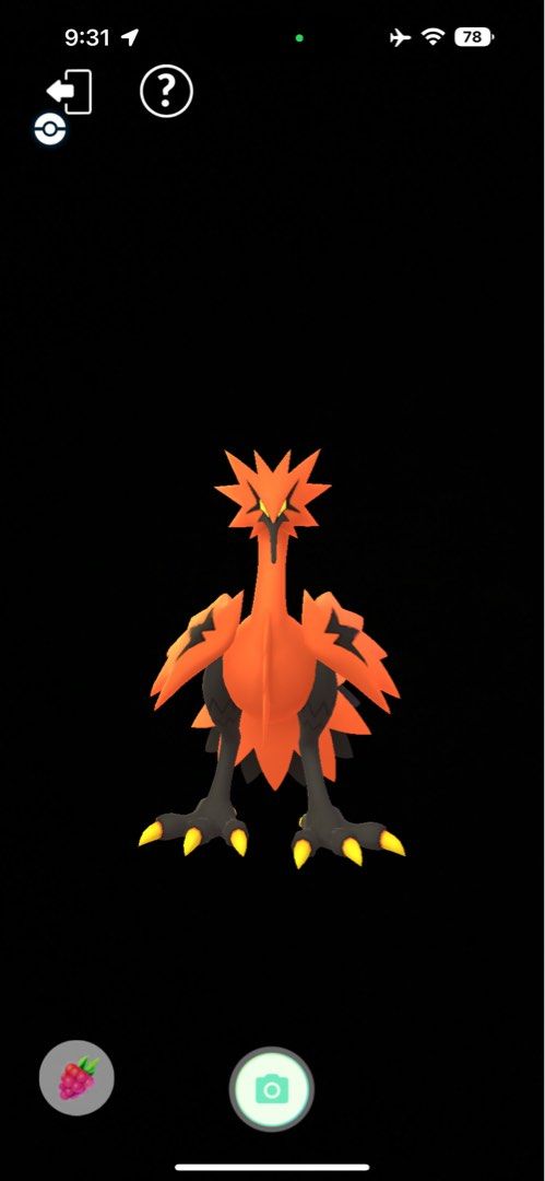 Galarian Moltres Pokemon Go, Video Gaming, Gaming Accessories, In-Game  Products on Carousell