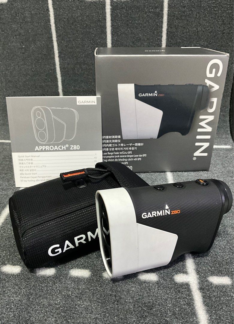 Garmin approach z80 laser rangefinder top