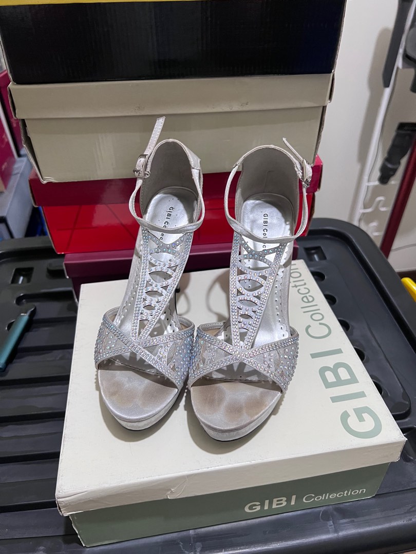 Gibi High Heels Silver on Carousell