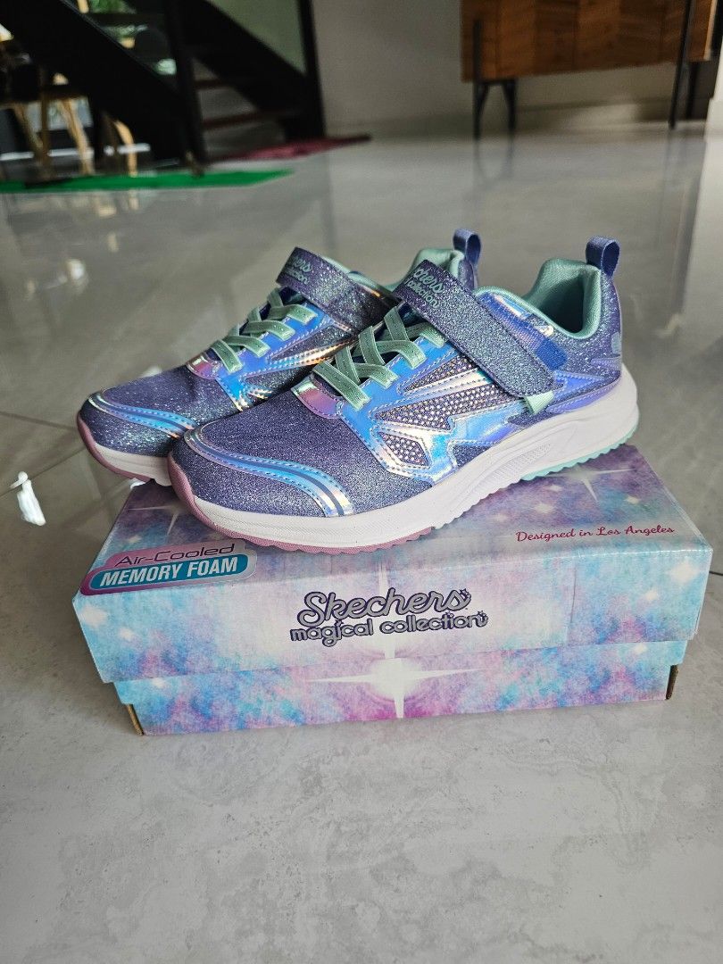 Girls Sketchers Magical Collection Sneakers with Memory Foam, Men's  Fashion, Footwear, Sneakers on Carousell