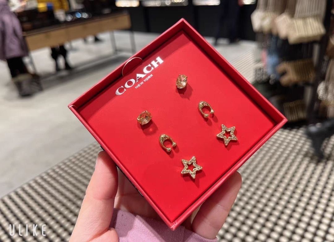Coach bow earrings new arrivals