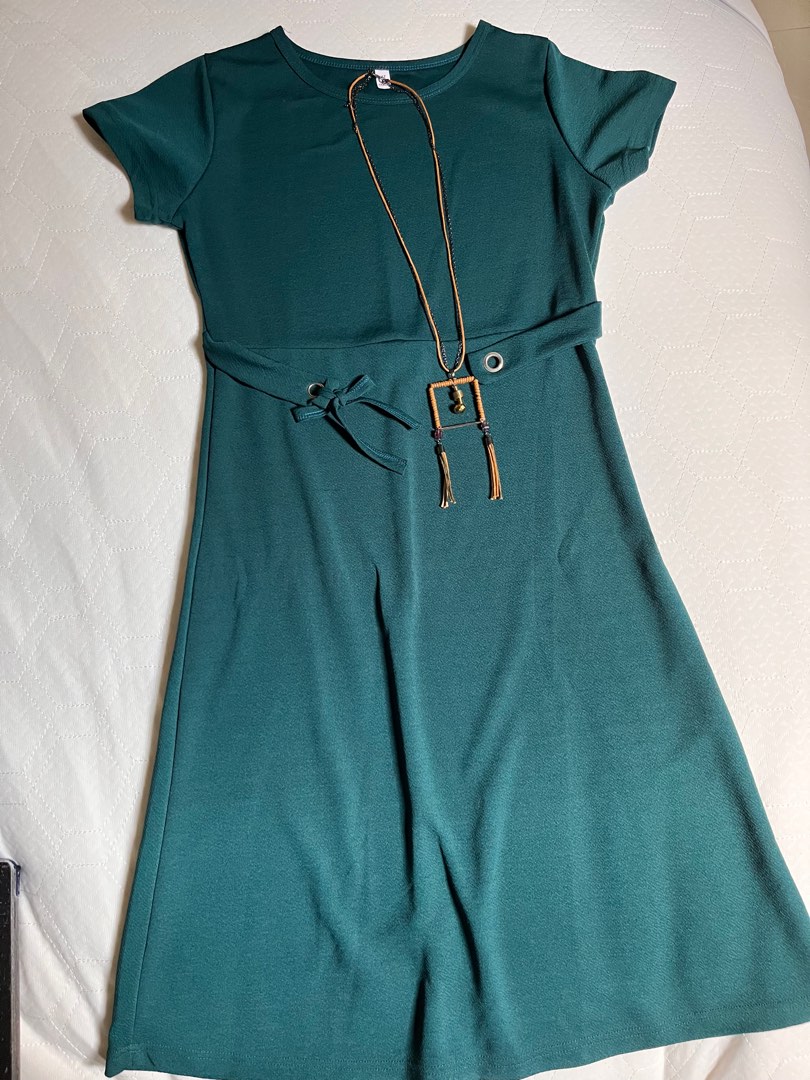 Green office dress, Women's Fashion, Dresses & Sets, Dresses on Carousell