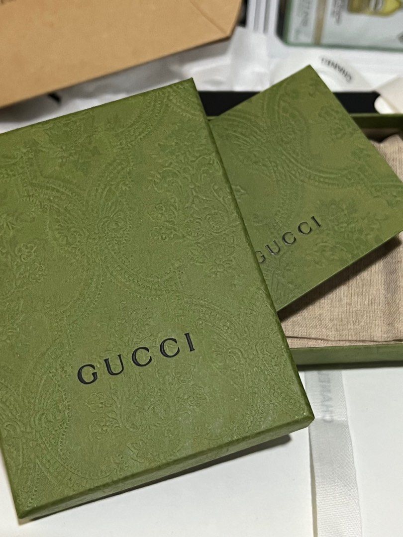 Gucci Marmont Keychain Wallet古驰双G钥匙卡包, Luxury, Bags & Wallets on Carousell