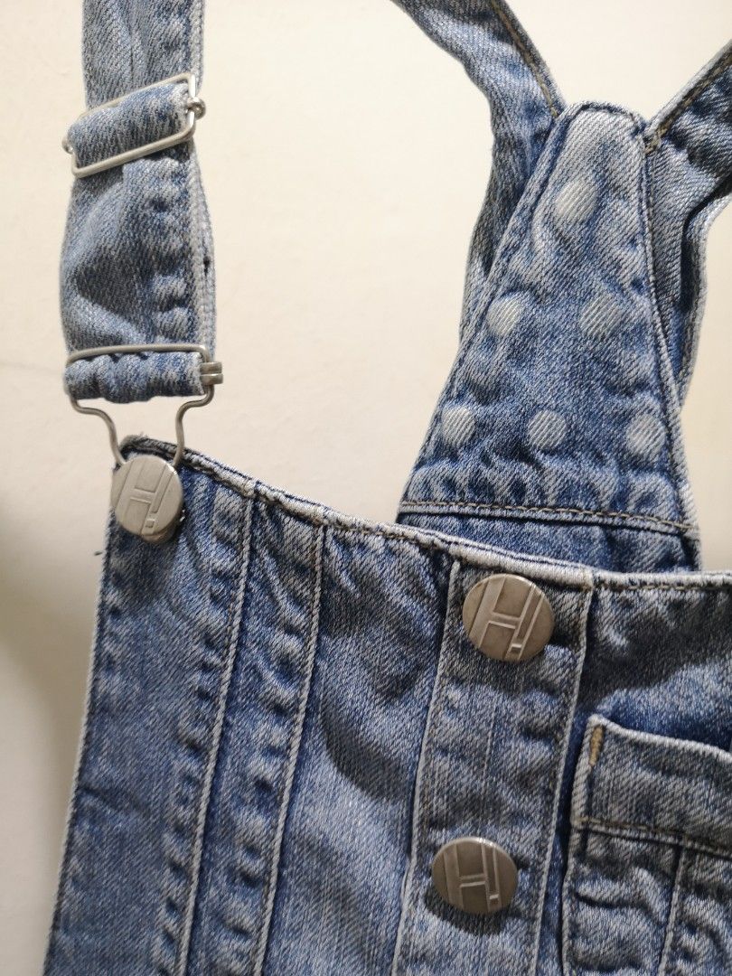 Denim dungaree shorts h online