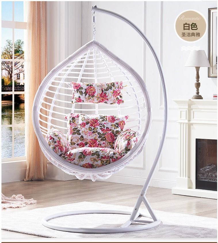 Hanging basket rattan chair Adult hanging chair Indoor home nest