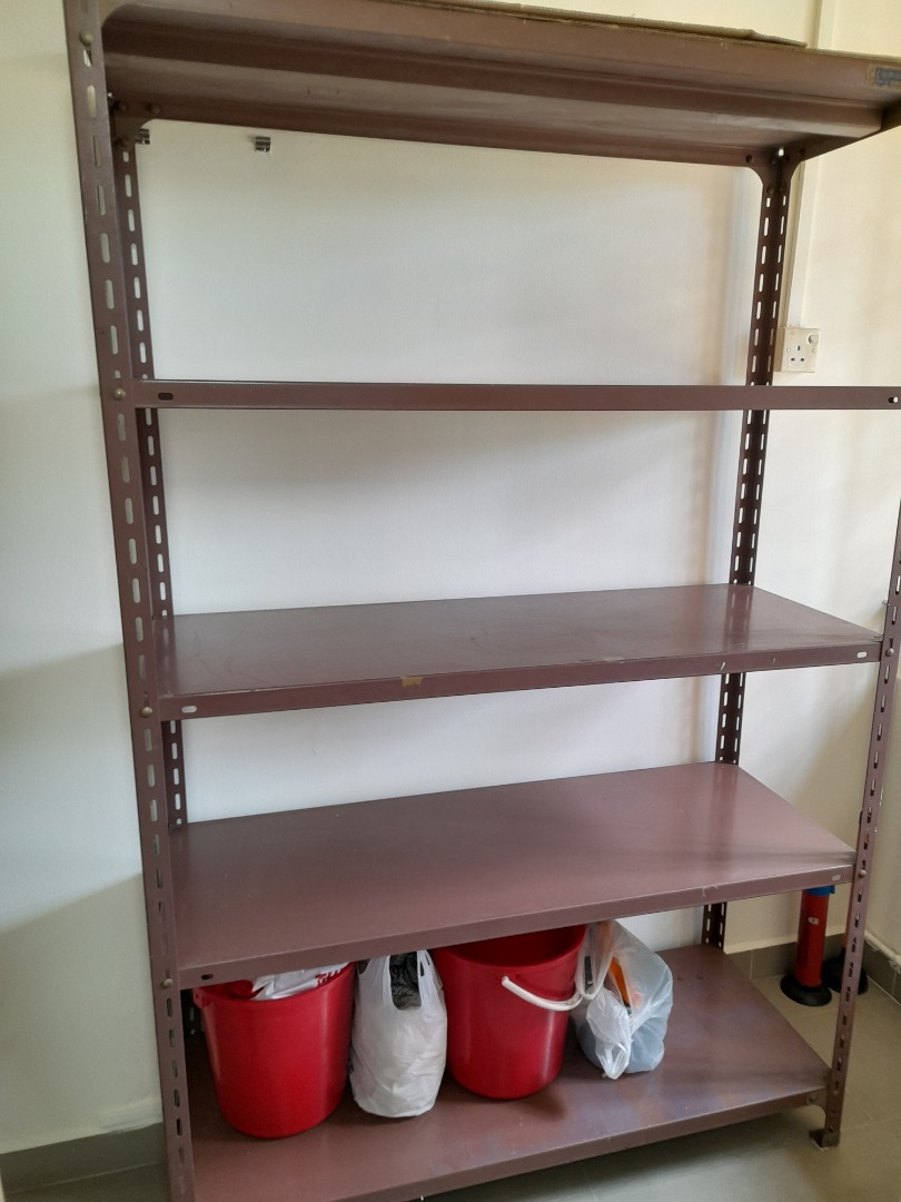 Heavy Duty Metal Shelving Rack (4 Feet wide), Furniture & Home Living ...