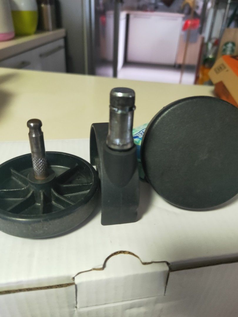 Herman Miller 5 castor wheels, Furniture & Home Living, Furniture ...