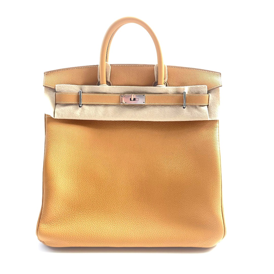 Hermes HAC (Haut à Courroies) Birkin 40 Bag Vert Veronese Togo