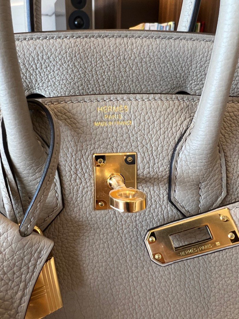 Hermès Togo Gris Pale Birkin 25 GHW, myGemma, HK