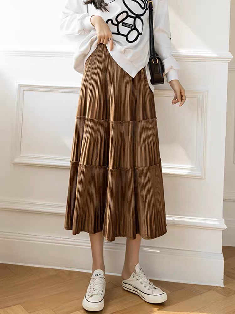 High waisted pleated skirt 18 clearance