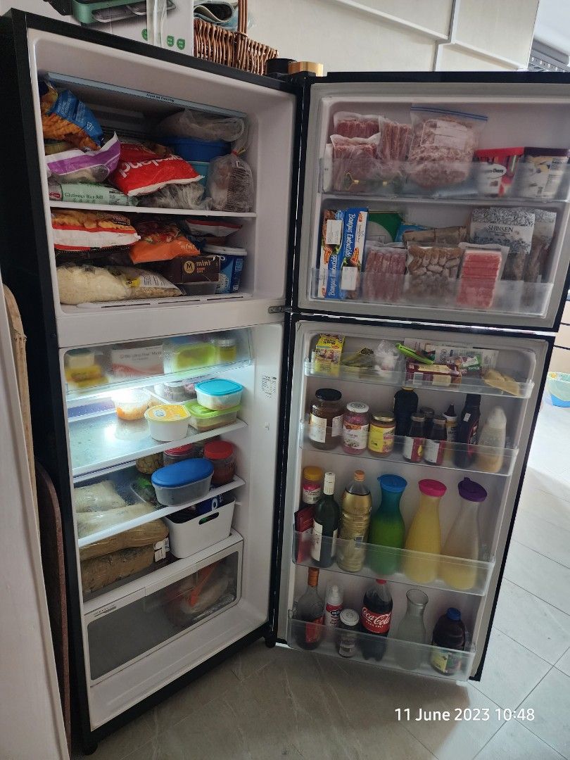 Hitachi Fridge 395litres 4 ticks, TV & Home Appliances, Kitchen