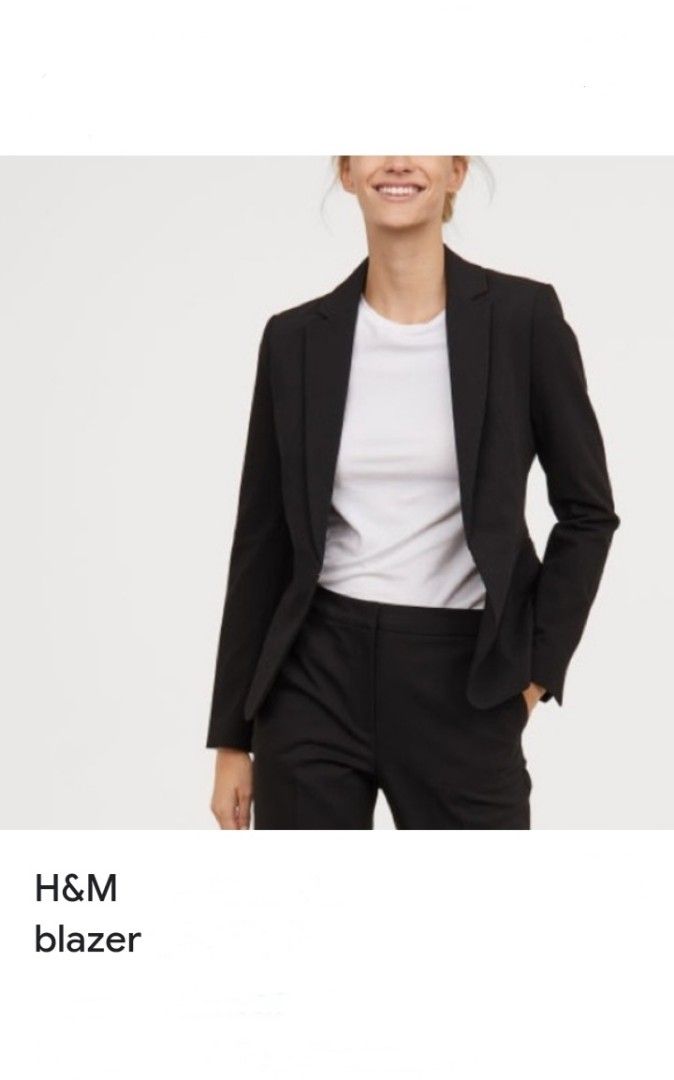 H and deals m black blazer