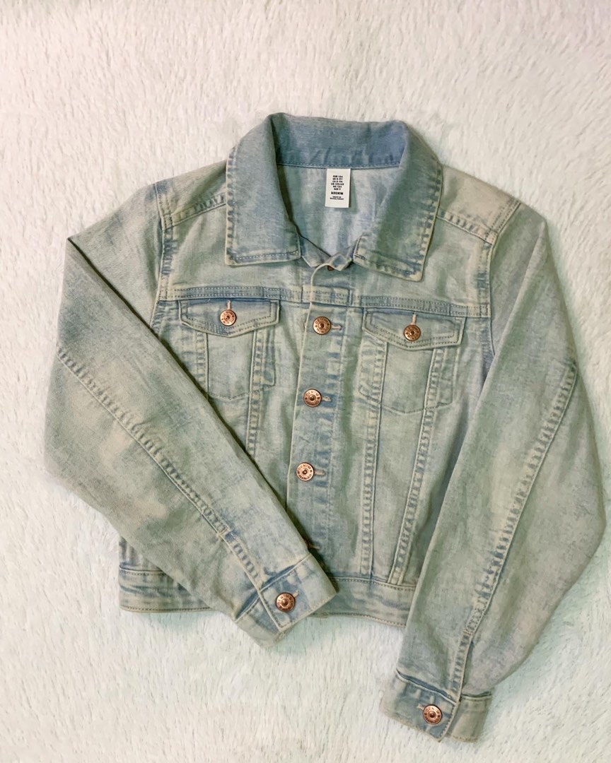 H&M kids denim jacket on Carousell