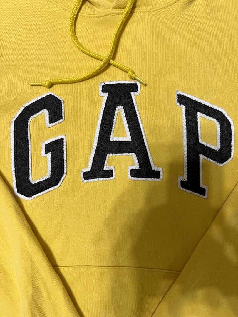 Hoodie gap kuning yellow Men s Fashion Tops Sets Hoodies on