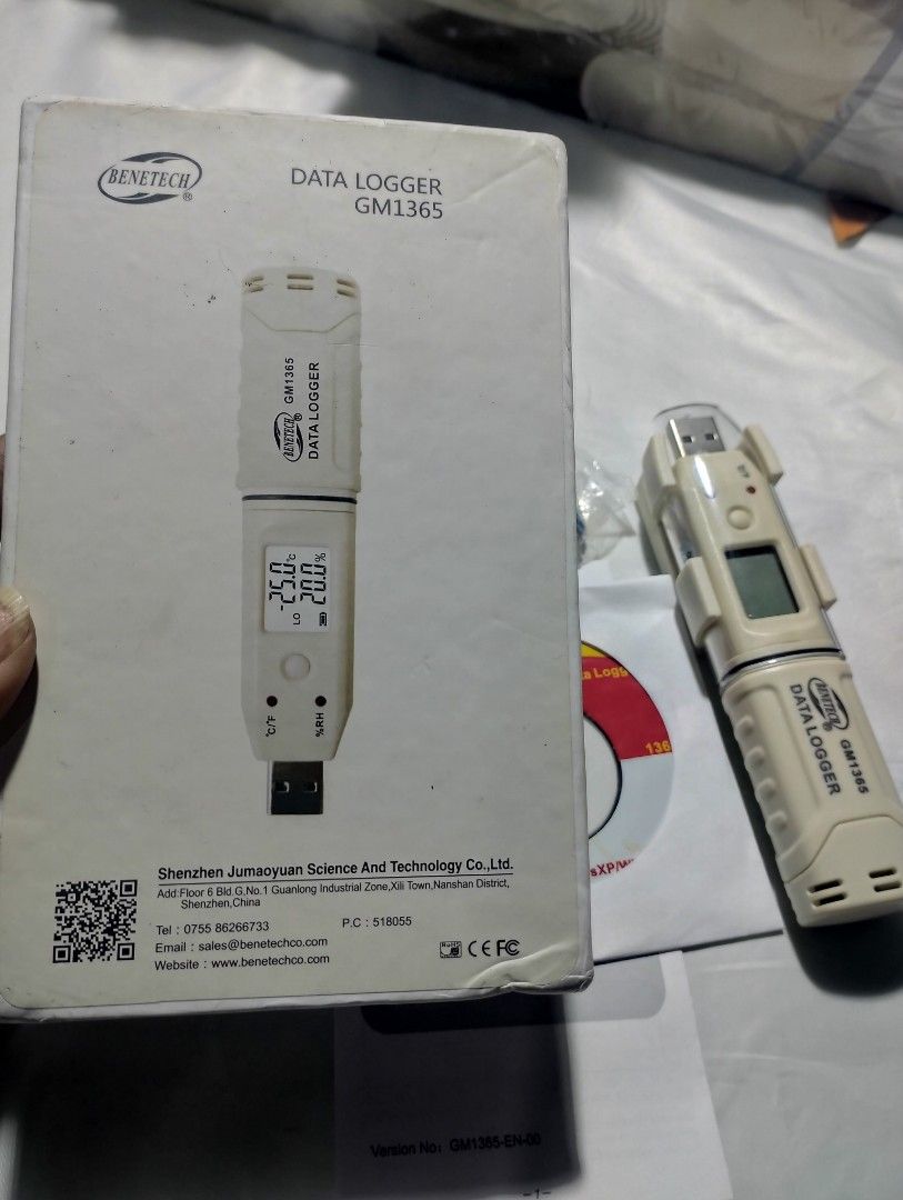 Humidity & Temperature Meter DATA LOGGER GM1365, Elektronik, Bagian