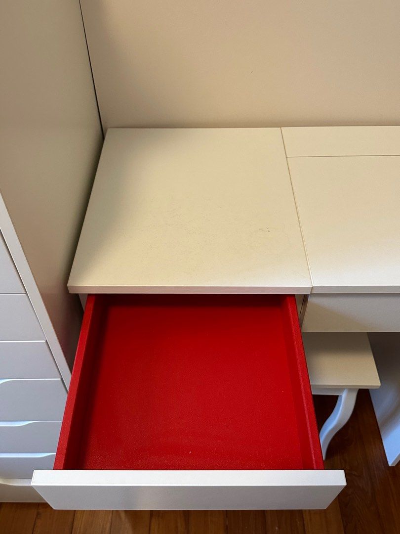 ikea BRIMNES dressing table with stool , Furniture & Home Living