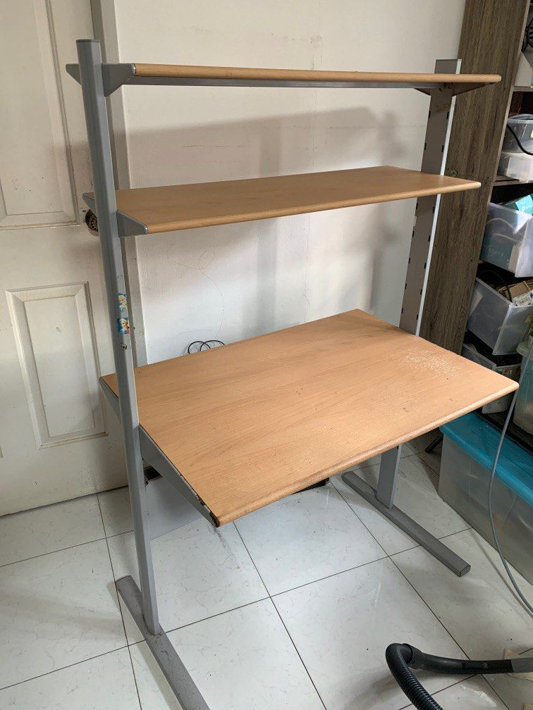 Ikea computer table 3 levels, Furniture & Home Living, Furniture