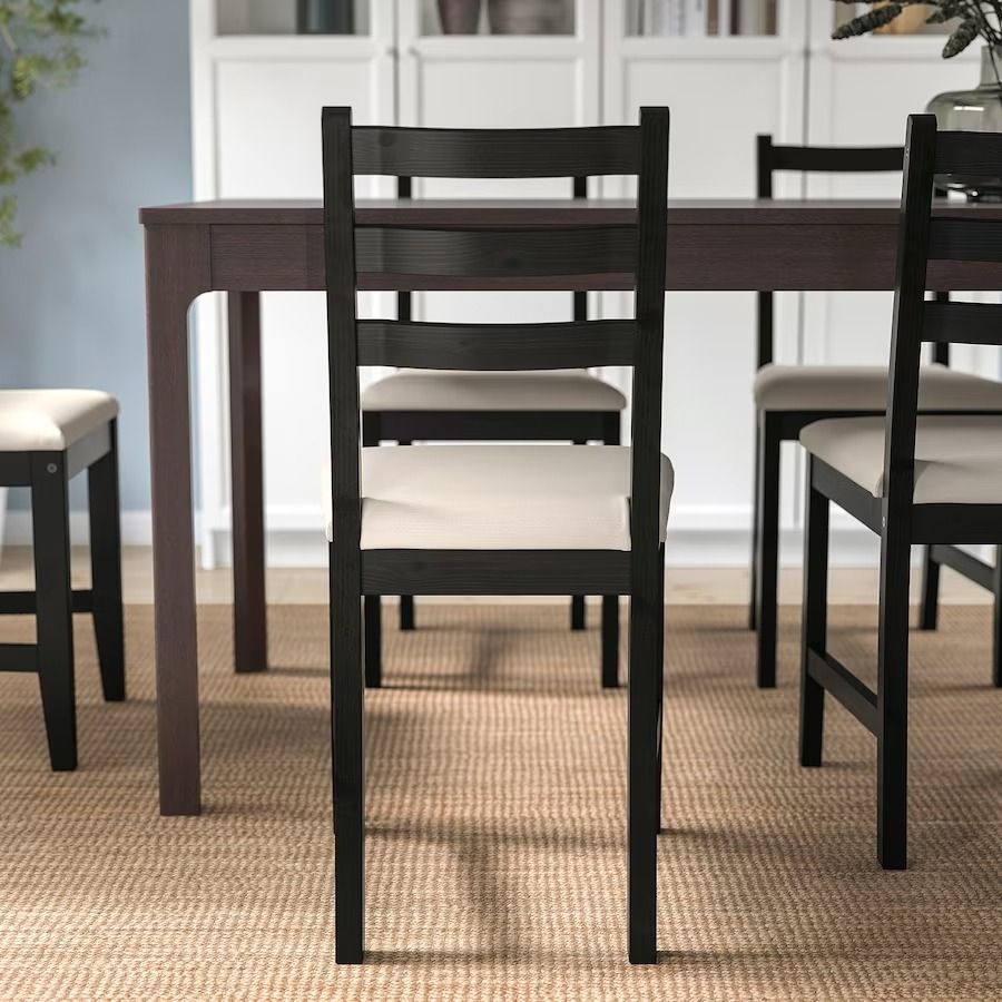 Ikea lerhamn table sales and 4 chairs