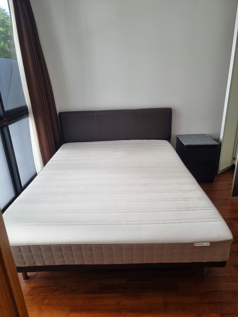 IKEA Queen Size Mattress, Furniture & Home Living, Furniture, Bed