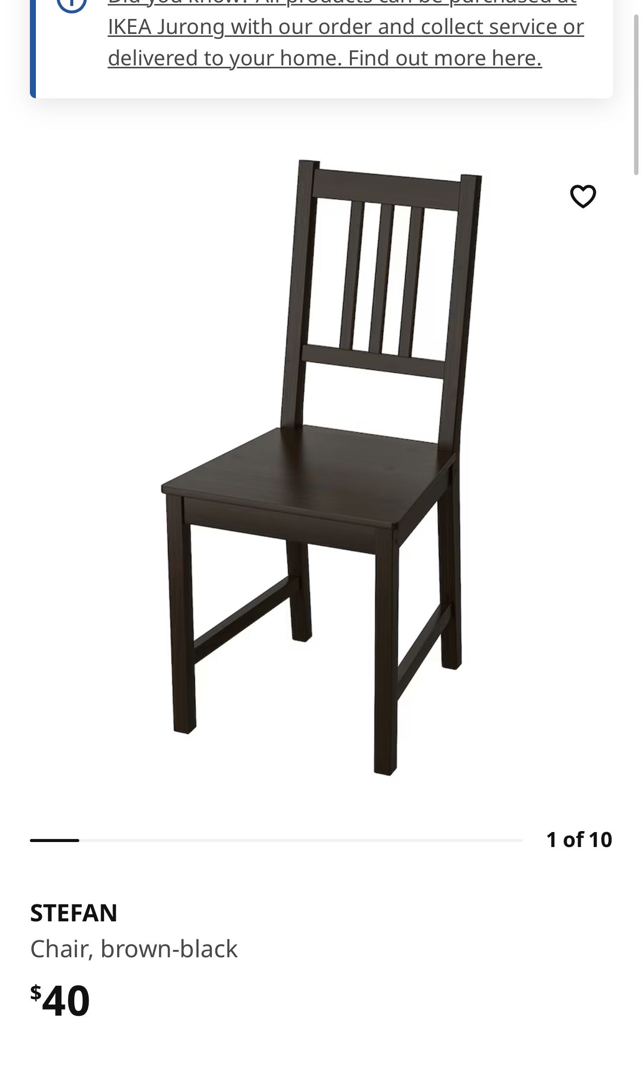 Ikea stefan 2025 chair