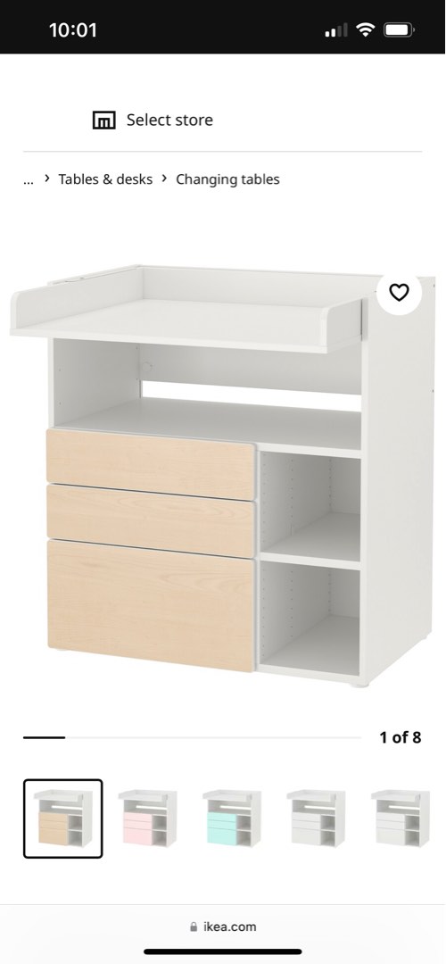 Ikea STUVA baby changing table with drawers, Babies & Kids, Baby