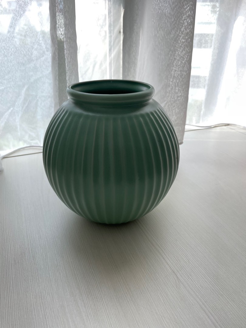 IKEA VANLIGEN Vase (Teal), Furniture & Home Living, Home Decor, Vases