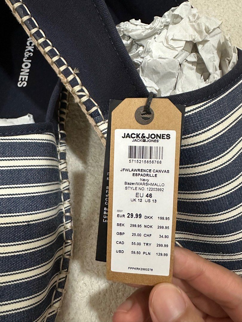 Jack and Jones Espadrilles Men s Fashion Footwear Casual shoes