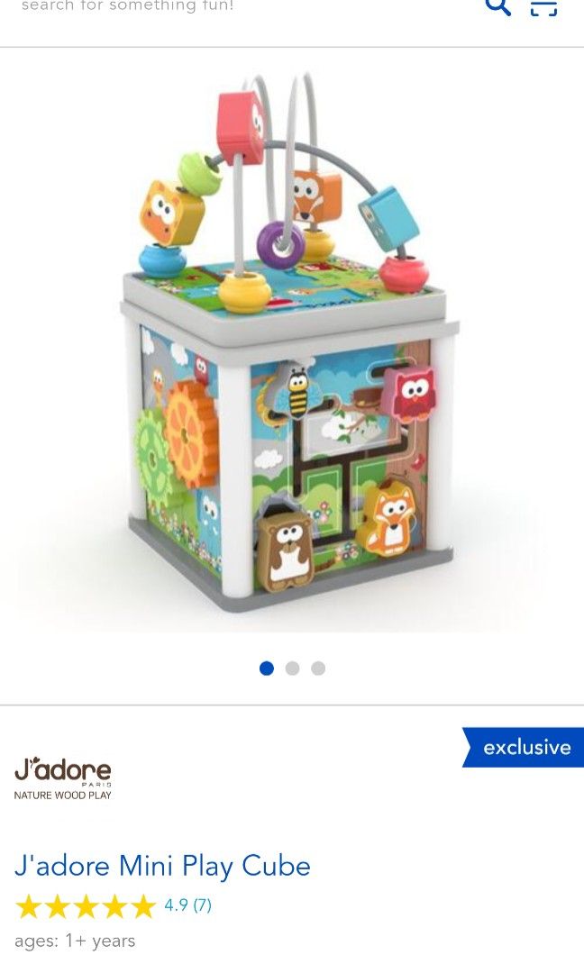 Mini activity cube sale