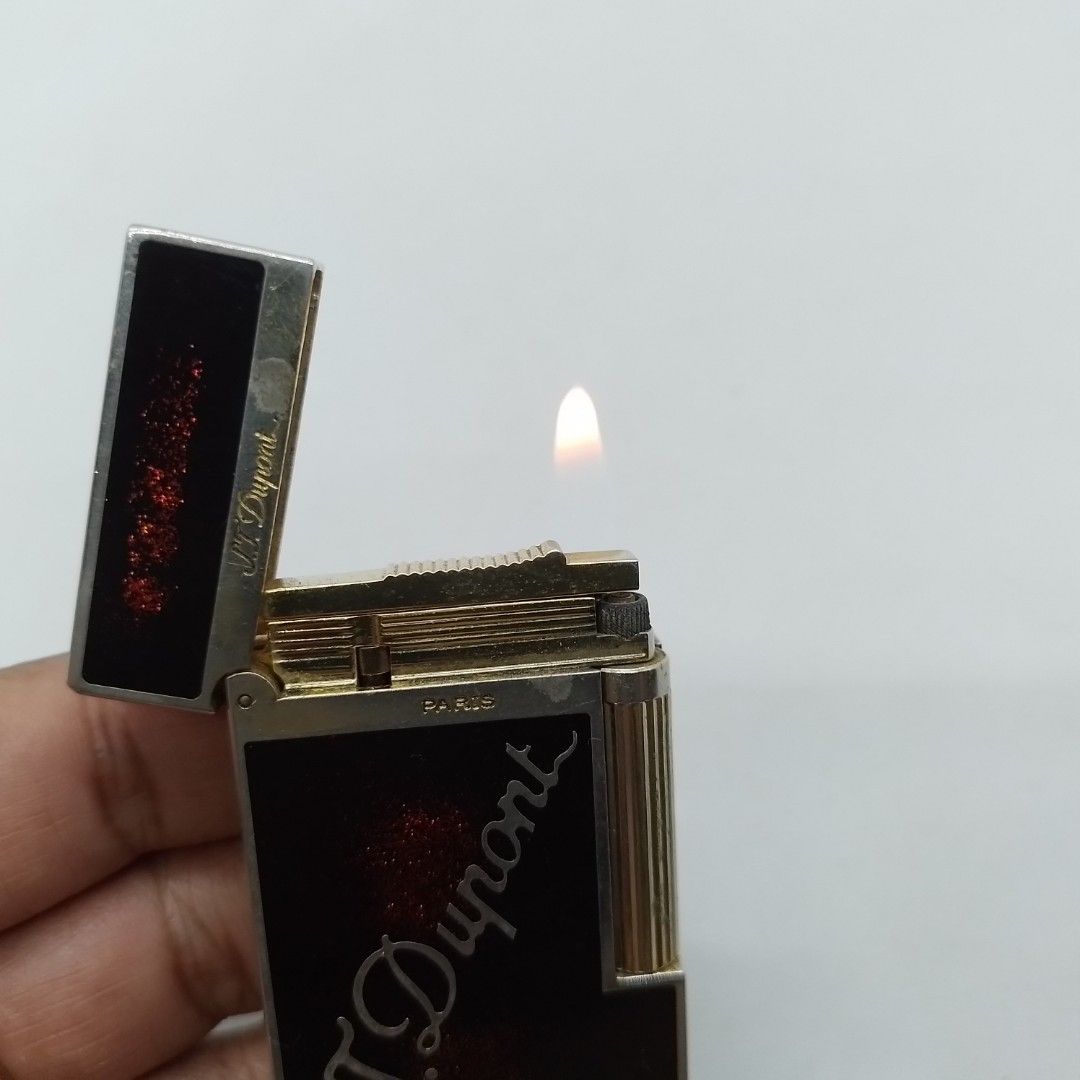 Jual Korek ST Dupont Paris Lighter Kondisi Menyala Normal, Antik, Lainnya di Carousell