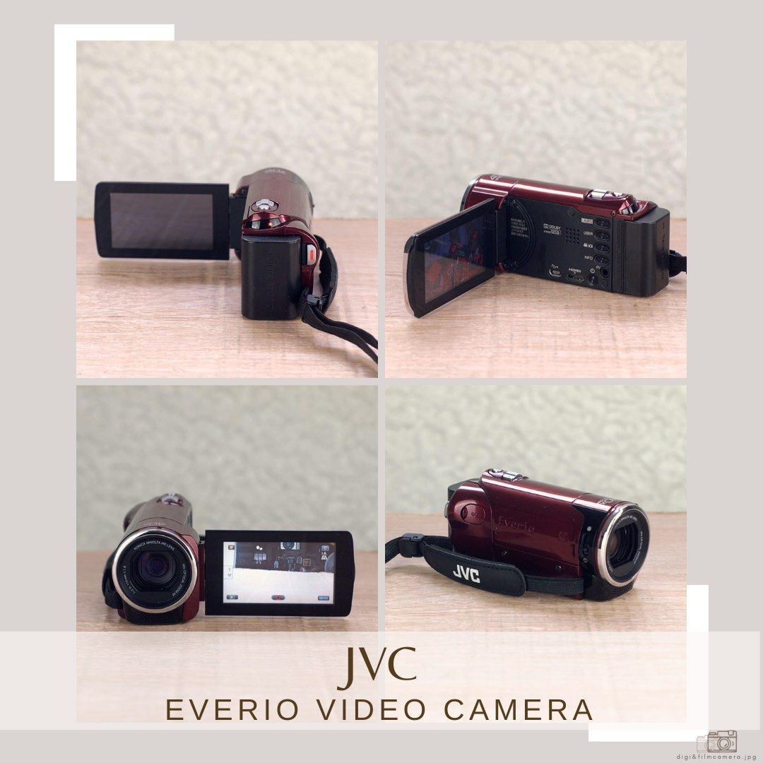 JVC Everio Camcorder (Category: Video Cameras) located in Muntinlupa City. Submitted by digicamera.jpg (Listing ID 1236865108, Image 2). Description: JVC Everio Camcorder • Mint Condition with Box • Full HD Video • 1080P • With USB Cable/Orig Battery/Orig Charger • With Internal 8GB Memory.