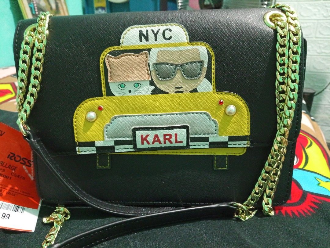 Karl lagerfeld chain sling bag shoulder (Category: Luxury Bags & Wallets) located in Quezon City. Submitted by hailey_24 (Listing ID 1236898789, Image 2). Description: authentic brand new with tag.