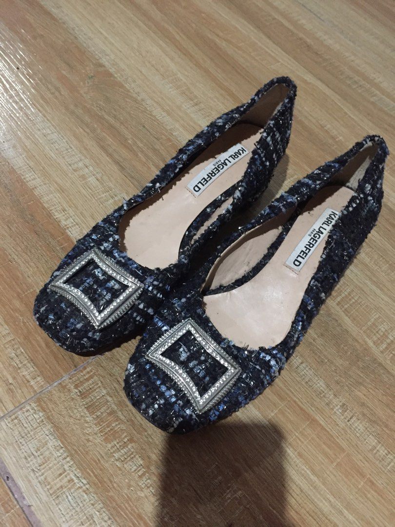 Karl lagerfeld clearance tweed shoes