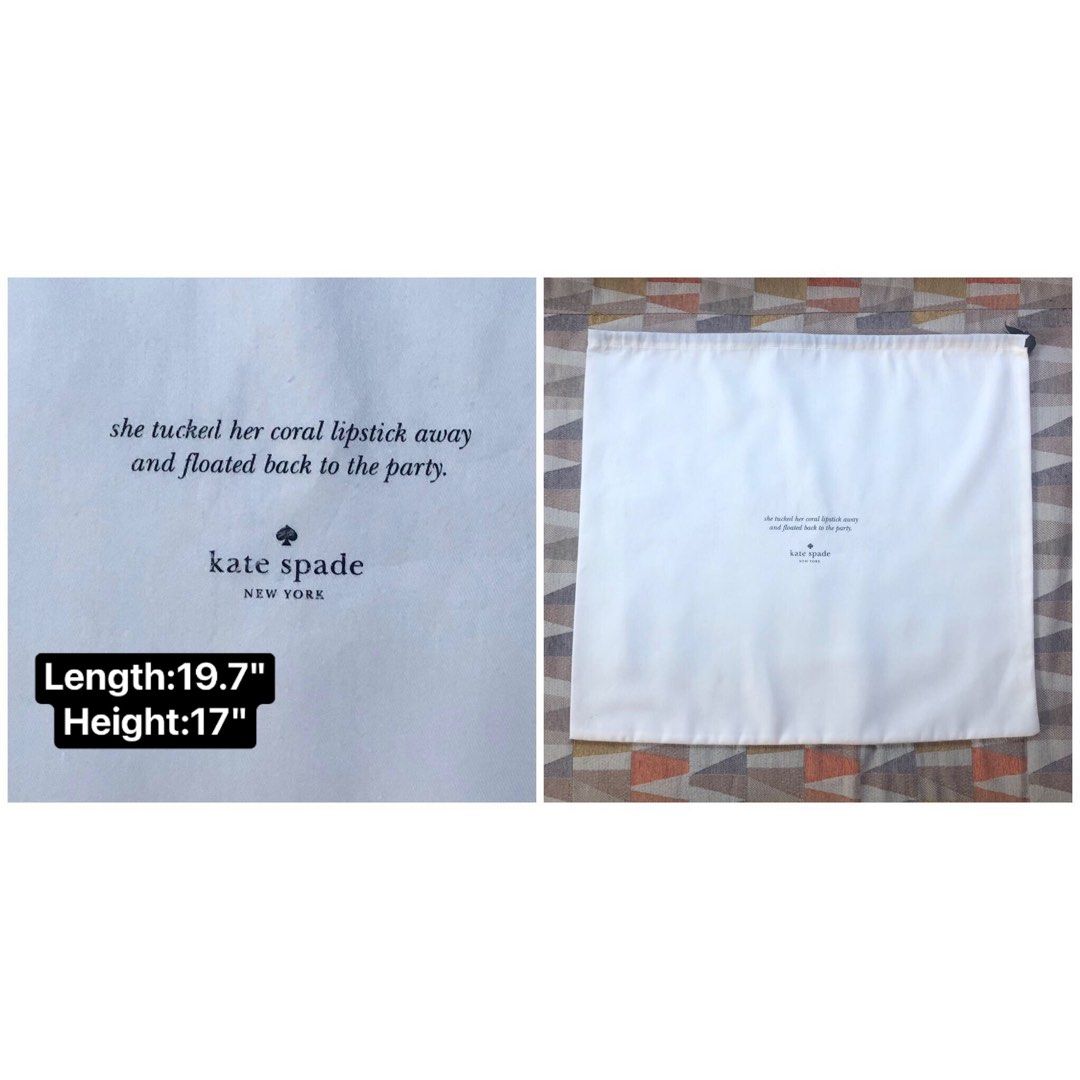Kate Spade dustbag, Luxury, Bags & Wallets on Carousell