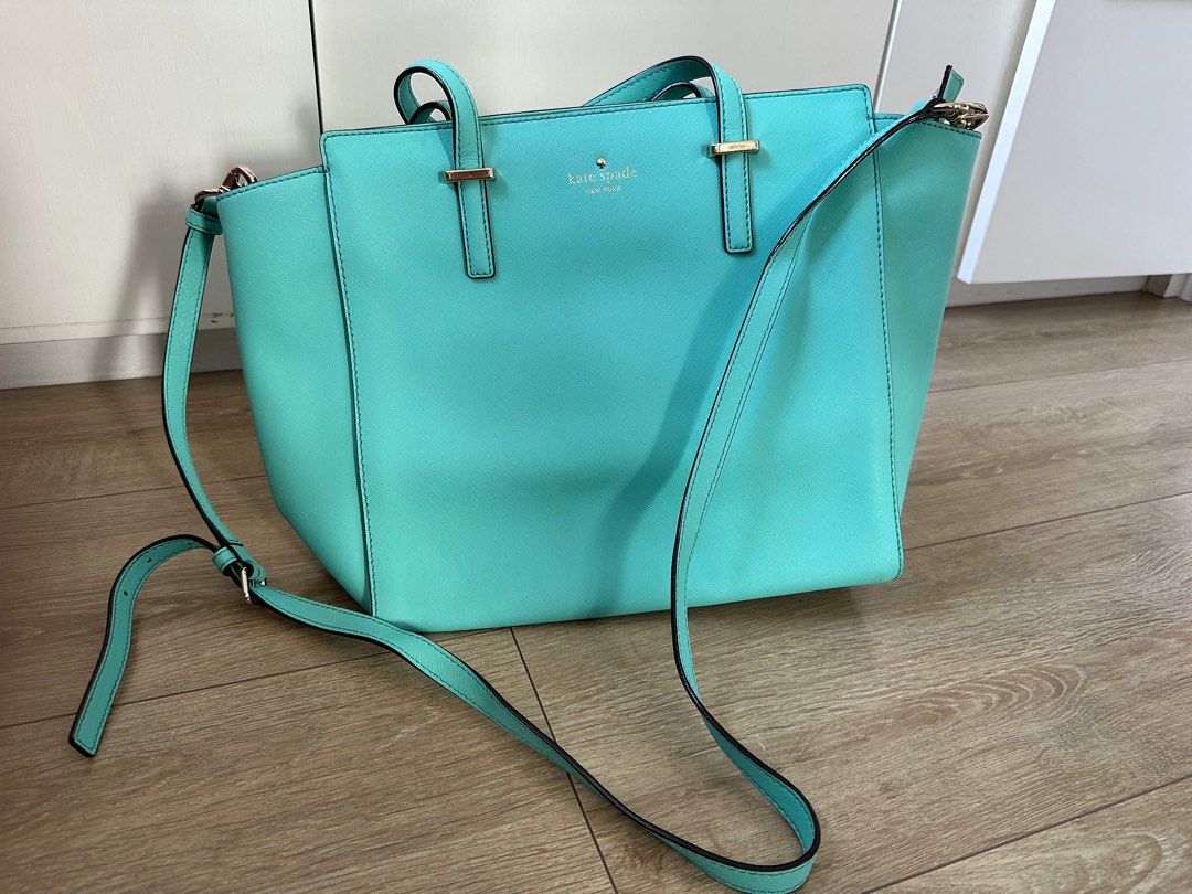 Tiffany blue kate spade purse clearance