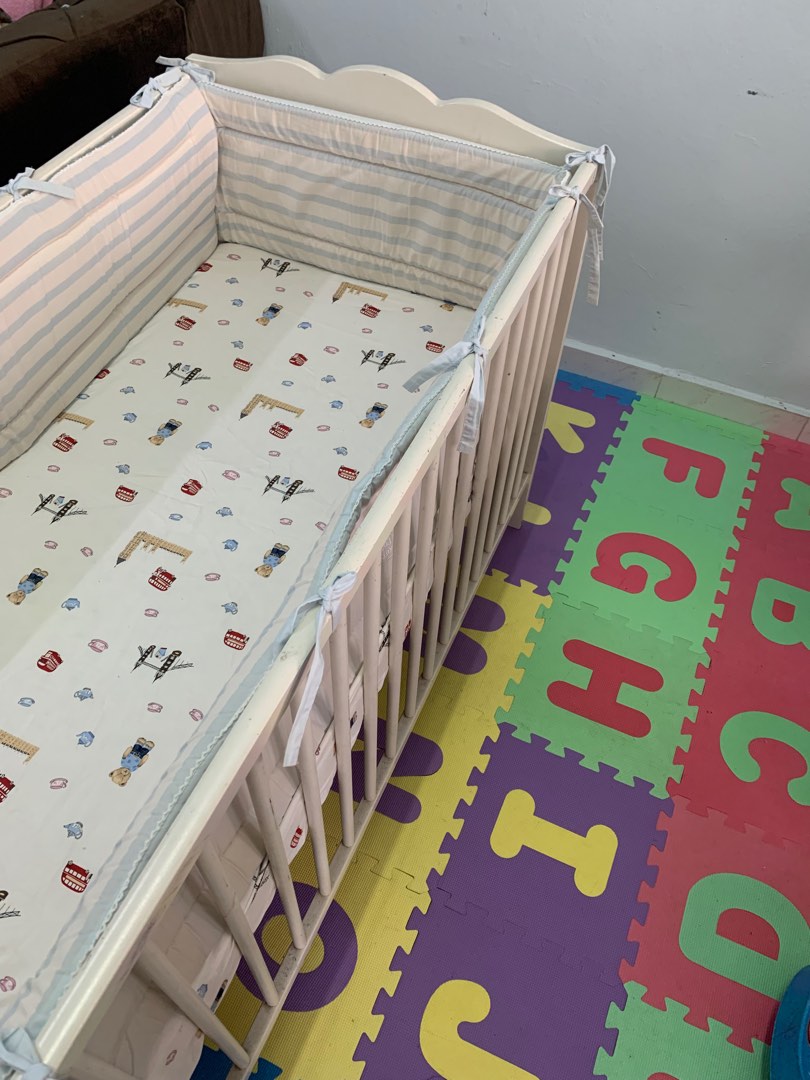 Katoji baby cots bumper 120cm x 60cm Babies Kids Baby Nursery