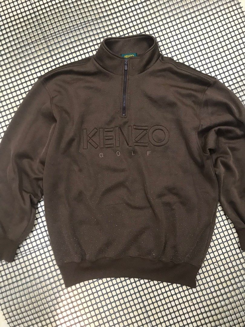 Kenzo half zip sweatshirt shop