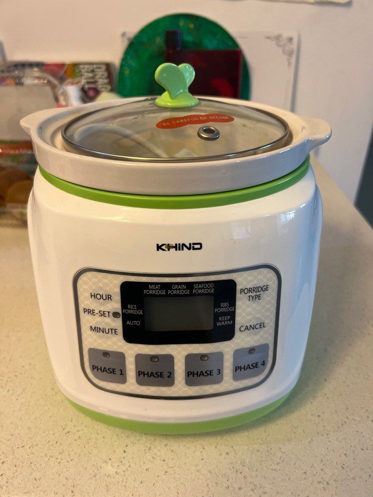 How to use best sale khind baby porridge cooker