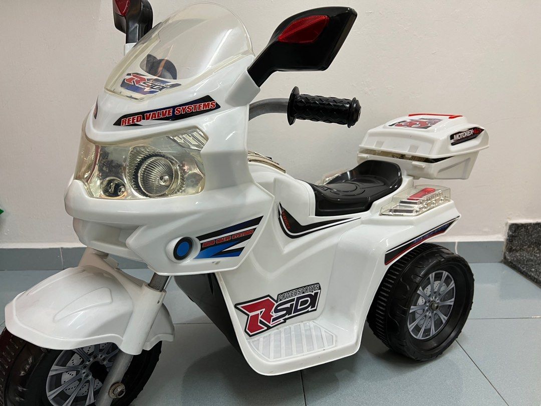 Electric Police Motorbike battery operated chargeable Hobbies