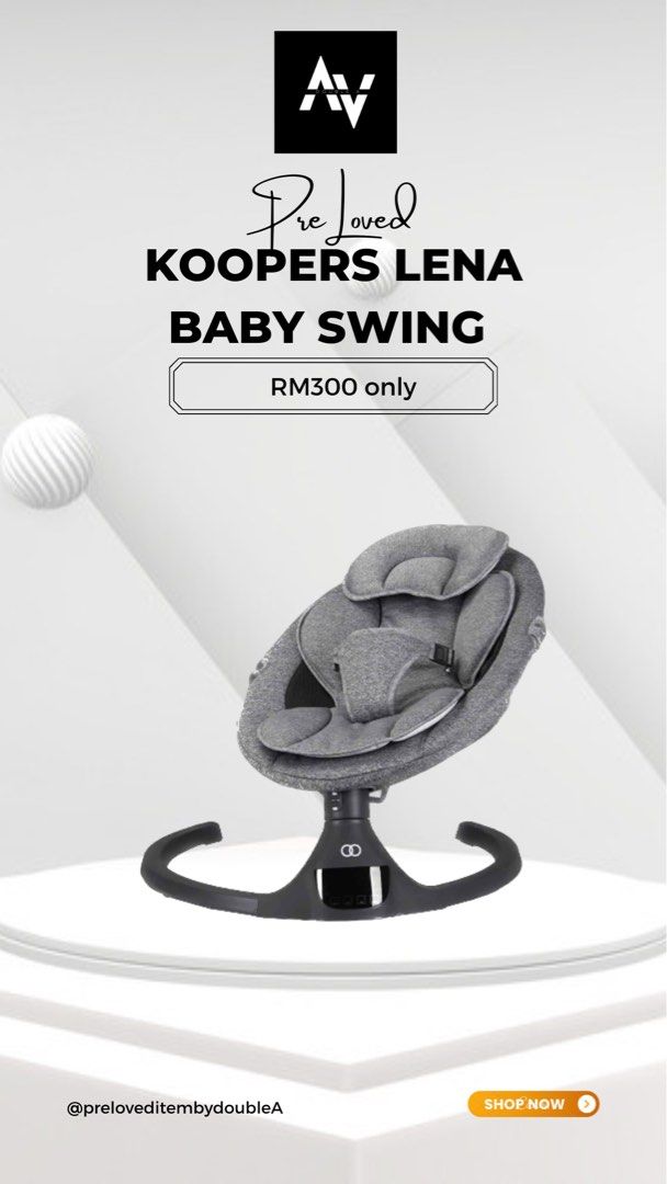 Koopers Lena Baby Swing, Babies & Kids, Infant Playtime on Carousell