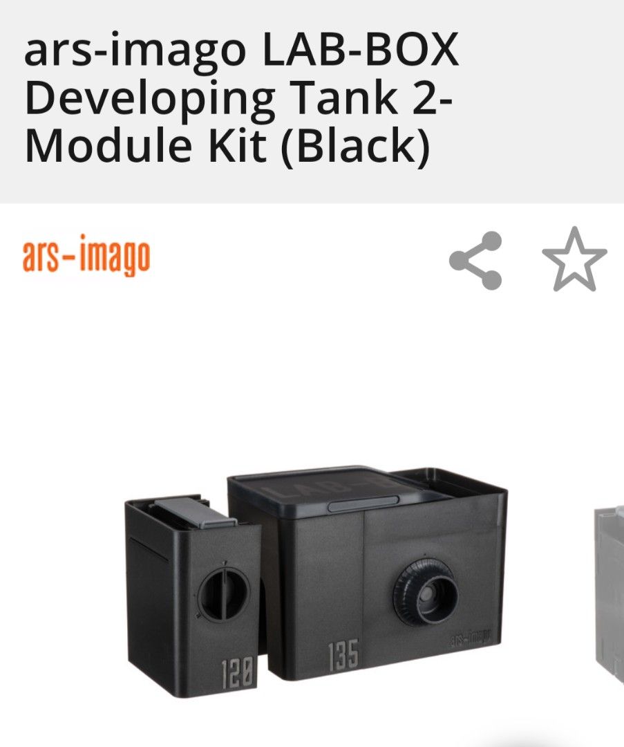 Labbox Development Tank + Module 135 (2 Module Kit) + Black Crank