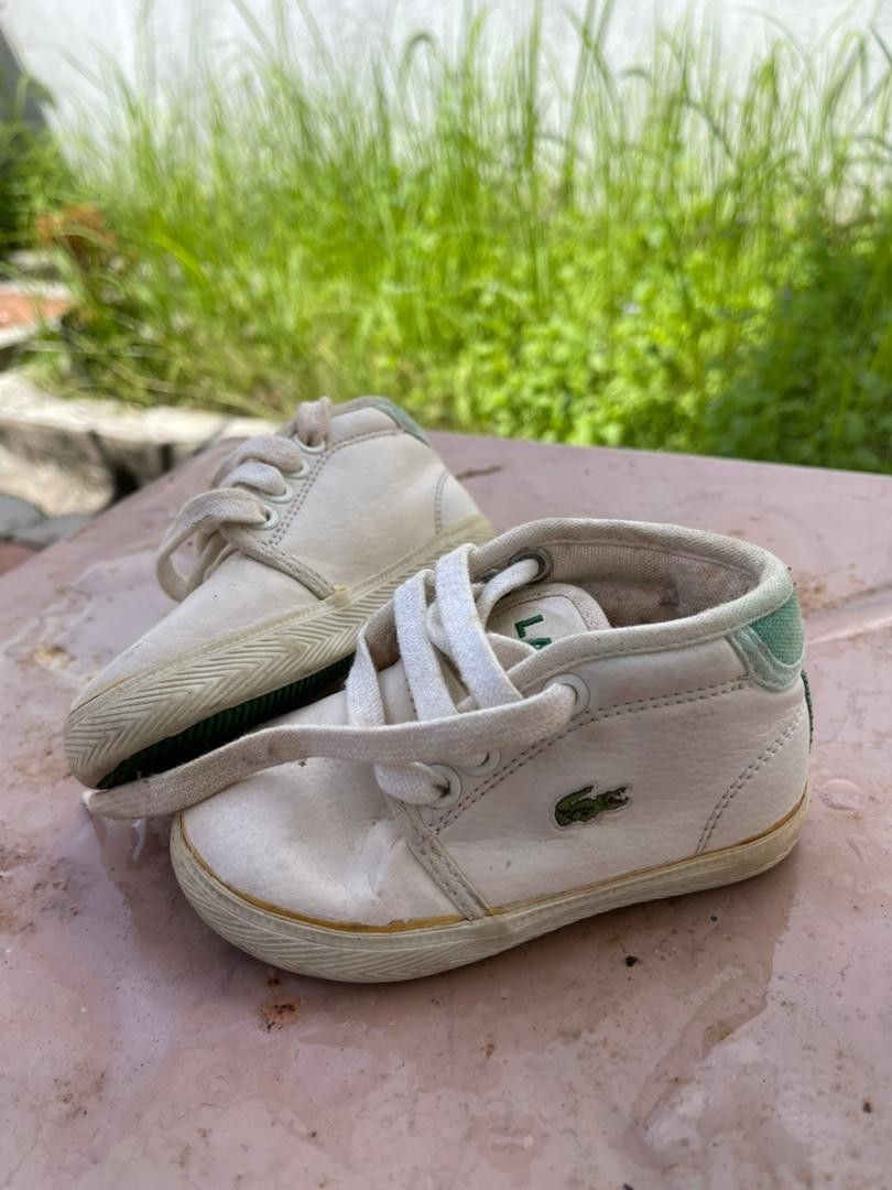 Lacoste shoes baby deals