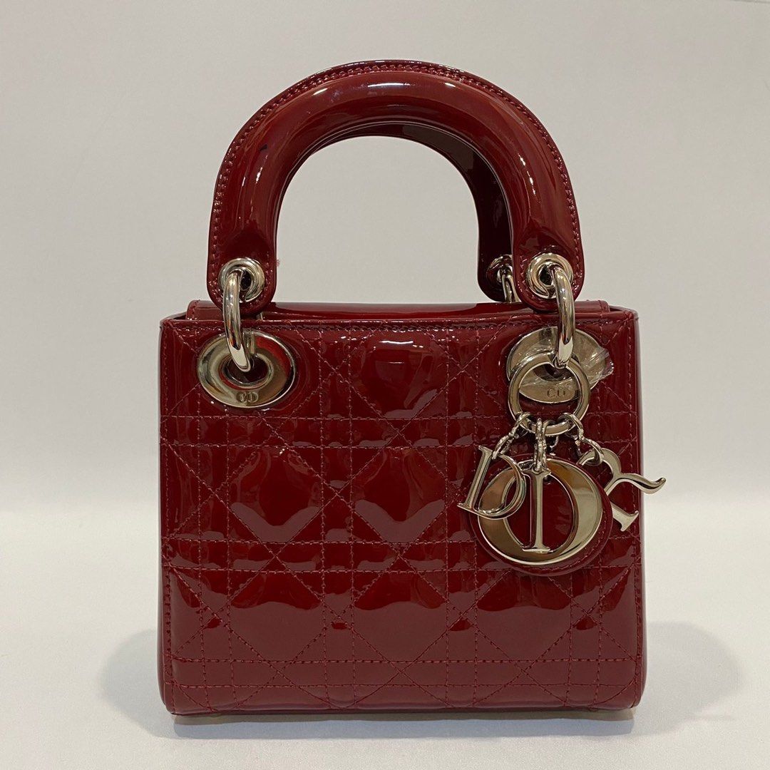 Lady dior GHW red cherry on Carousell