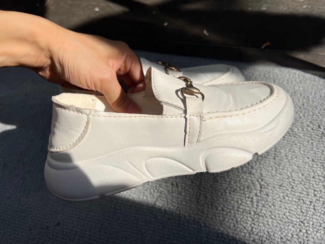 Cheap white clearance loafers