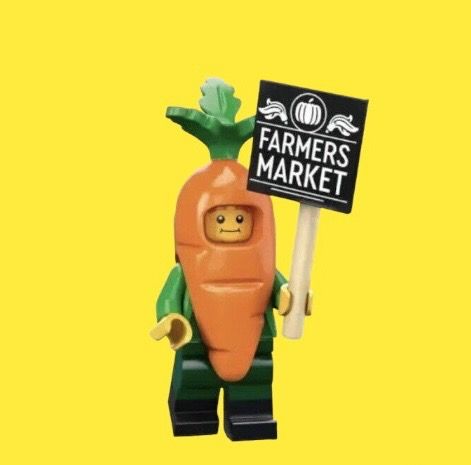 Lego carrot man on sale